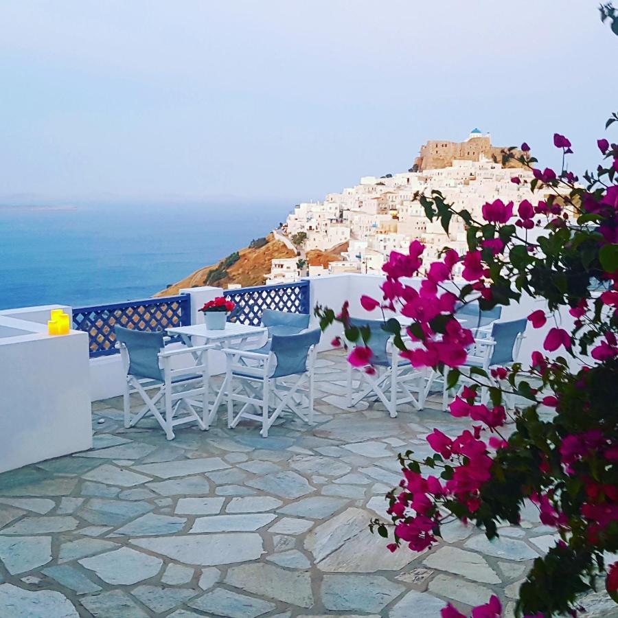 Aspro Mple Apartment Astypalaia Bagian luar foto
