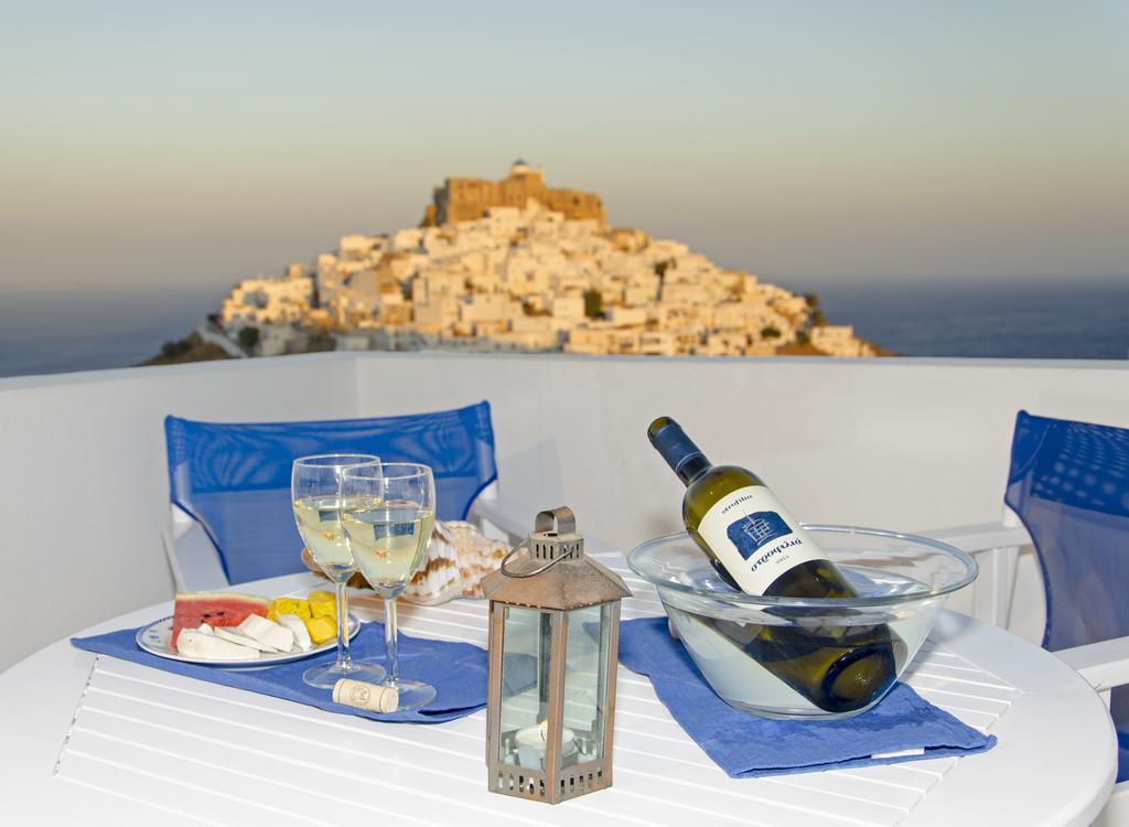 Aspro Mple Apartment Astypalaia Ruang foto