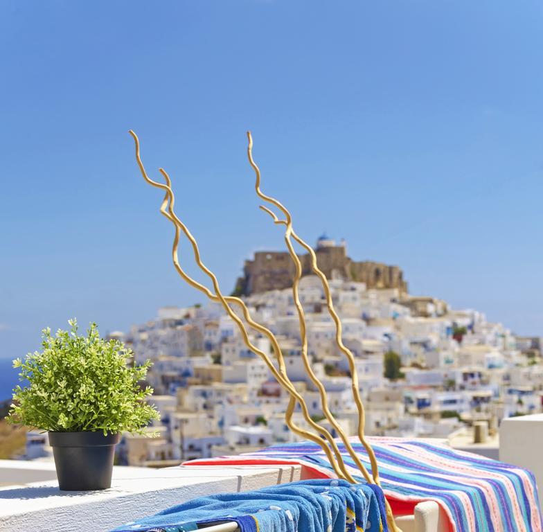 Aspro Mple Apartment Astypalaia Bagian luar foto
